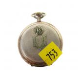 German Military Officers WWII pocket watch signed