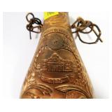 Liberty or Death copper shot flask