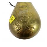 U.S. Eagle brass shot flask