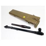 WWII Japanese trench scope with metal carry case