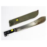 MAchete with sheath