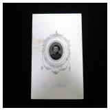 Tin type: Civil War soldier marked Nichols