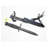 U.S. M7 knife/bayonet with scabbard, M10