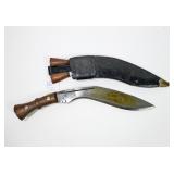 Gurka Kukri with 2 small knives and sheath