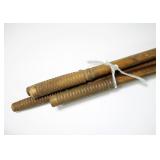 Vintage wood gun cleaning rods