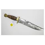 Sawback knife marked Philipines, 8 3/4" blade