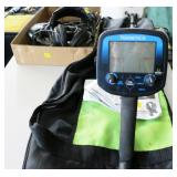 Omega 8000 metal detector with soft case and