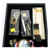Lot, miscellaneous pins and medals