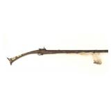 Middle East .64 Cal. flintlock, 54" round barrel,