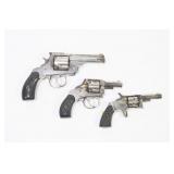 3- Two Harrington & Richardson revolvers: .32 top