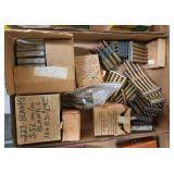 Lot, military ammo on clips: 7.35, 7.65x53