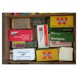 Lot, partial boxes: .25-35, .30-40 Krag, .35 REM