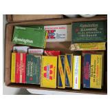 Lot, partial boxes ammo: .22 HP, .32 WIN Spl.,