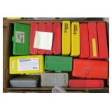 Lot, reloads and brass: .30-06, .45 L. Colt, .222