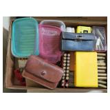 Lot, loose ammo and 2 ammo pouches: .401 WIN.,