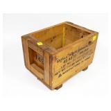 Small Arms wood ammo box .45 auto