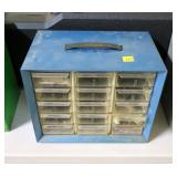 Metal unit with 15 drawers: powerlets, reload