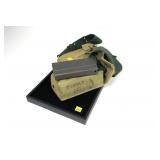 Lot, high capacity magazines and military pouches