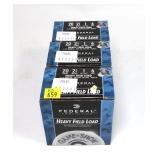 3- Boxes of Federal 20 Ga. 2.75" No. 6