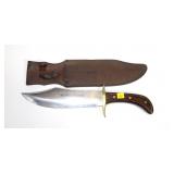 Muela bowie knife with sheath, Toledo
