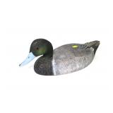 Bluebill drake signed decoy