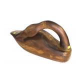 Smithville wood carved goose decoy