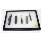 Lot, 5 assorted pocket knives/utility knife and