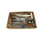 Large lot, assorted knives