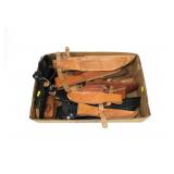 Large lot, leather sheaths