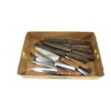 Large lot assorted cutlery knives