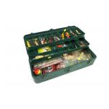 Tackle box with vintage lures