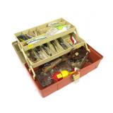 Tackle box with contents