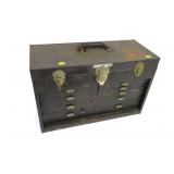 machinest chect with calipers and tools