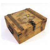 Lift top, dovetailed box with latch