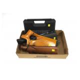 Hard pistol case and 3 wood gun stocks