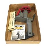 Lyman Spar-T reloading press with booklet and