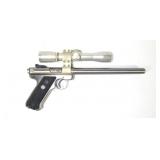 Ruger Mark II Target Pistol Stainless .22 LR