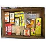 Lot, bullets: Nosler 6mm, Speer .38, Norma .45,