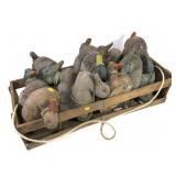 Lot, 12 working decoys