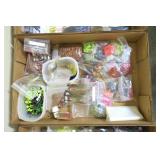 Lot, multi-size and color jigs and lure parts