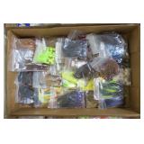 Lot, multi-color jigs