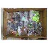 Lot, multi-color jigs