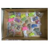 Lot, multi-color eyeball style jigs