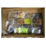 Lot, multi-color jigs