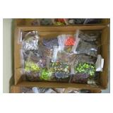 Lot, multi-color jigs