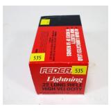 Brick of 500 Federal .22 LR cartridges