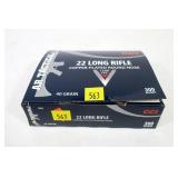 Box of 300 rounds CCI .22 LR cartridges