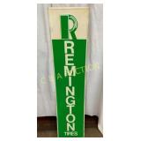 SST EMB. REMINGTON TIRES SIGN 14X60