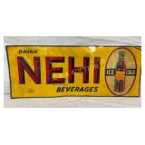 SST EMB. NEHI SIGN W/ BOTTLE 27X11