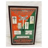 FRAMED STOP CROSSING ACCIDENTS 14X22